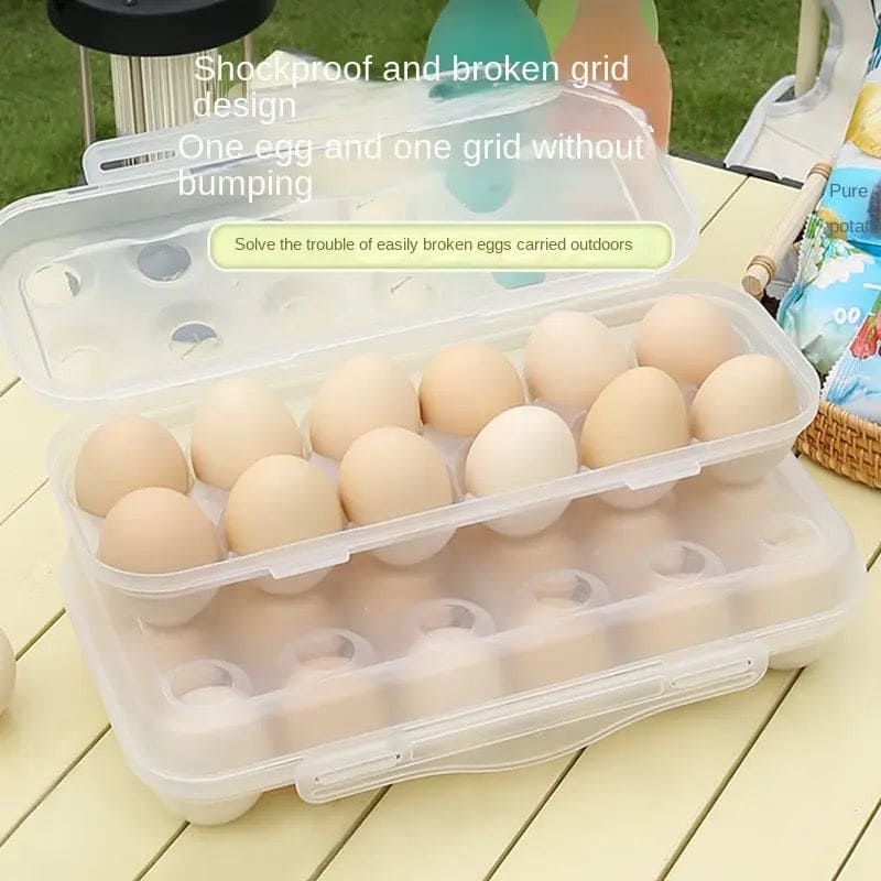 10 Grid Snap On Egg Box, Stackable Egg Storage Box With Lid, Transparent Freestanding Egg Tray, Anti-Collision Egg Fresh Box With Lid, Clear Stackable Egg Storage Container 10 Grid Snap On Egg Box, Stackable Egg Storage Box With Lid, Transparent Freestanding Egg Tray, Anti-Collision Egg Fresh Box With Lid, Clear Stackable Egg Storage Container